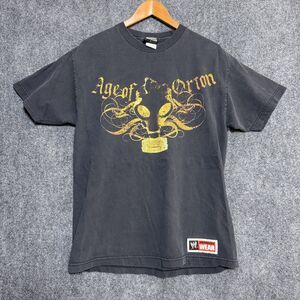 Rare Vintage Randy Orton WWE Wrestling Shirt Mens L Black Y2K RKO Gas Mask Tee